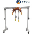 Height Adjustable Light Weight Duty Aluminum Portable Mobile Mini Indoor Small Gantry Crane Price